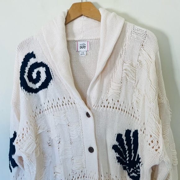 NWOT $129 Urban Outfitters BDG Martha Beach Cardigan L - Picture 5 of 10